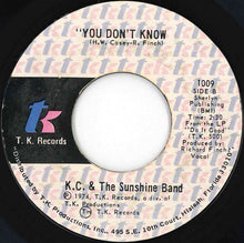 Load image into Gallery viewer, KC &amp; The Sunshine Band - Get Down Tonight / You Don't Know (7 inch Record / Used)
