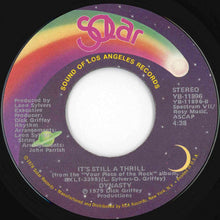 Load image into Gallery viewer, Dynasty - Satisfied / It's Still A Thrill (7 inch Record / Used)

