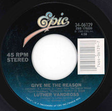 画像をギャラリービューアに読み込む, Luther Vandross / Nicole - Give Me The Reason / Don't You Want My Love (7 inch Record / Used)
