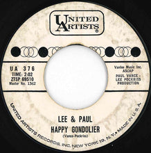 画像をギャラリービューアに読み込む, Lee &amp; Paul - The Happy Gondolier / National Pastime (7 inch Record / Used)
