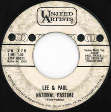画像をギャラリービューアに読み込む, Lee &amp; Paul - The Happy Gondolier / National Pastime (7 inch Record / Used)
