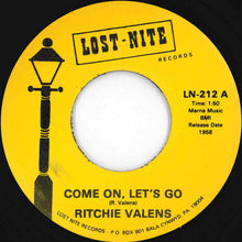 画像をギャラリービューアに読み込む, Ritchie Valens - Come On, Let's Go / Framed (7 inch Record / Used)
