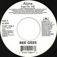 画像をギャラリービューアに読み込む, Bee Gees - Alone / How Deep Is Your Love (7 inch Record / Used)
