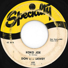 画像をギャラリービューアに読み込む, Don And Dewey - Koko Joe / The Letter (7 inch Record / Used)
