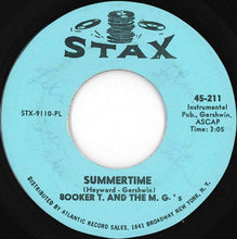 画像をギャラリービューアに読み込む, Booker T &amp; The MG's - Hip Hug-Her / Summertime (7 inch Record / Used)
