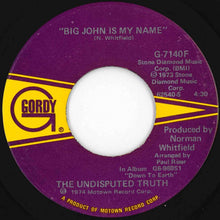 画像をギャラリービューアに読み込む, Undisputed Truth - Lil' Red Riding Hood / Big John Is My Name (7 inch Record / Used)
