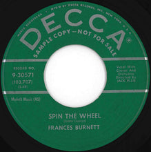 画像をギャラリービューアに読み込む, Frances Burnett - Spin The Wheel / A Promise Made A Fool Of Me (7 inch Record / Used)

