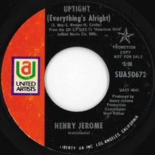 Load image into Gallery viewer, Henry Jerome - Uptight (Everything's Alright) / The Shadow Of Your Smile (7 inch Record / Used)
