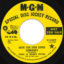 画像をギャラリービューアに読み込む, Paul &amp; Barry Ryan - Have You Ever Loved Somebody / I’ll Tell You Later (7 inch Record / Used)
