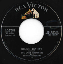 Load image into Gallery viewer, Lane Brothers - Uh-Uh Honey / Ding Dang Danglin' (7 inch Record / Used)
