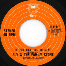 画像をギャラリービューアに読み込む, Sly &amp; The Family Stone - If You Want Me To Stay / Babies Makin' Babies (7 inch Record / Used)
