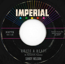 画像をギャラリービューアに読み込む, Sandy Nelson - Let There Be Drums / Quite A Beat (7 inch Record / Used)
