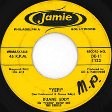 画像をギャラリービューアに読み込む, Duane Eddy His 'Twangy' Guitar And The Rebels - Yep! / Three-30-Blues (7 inch Record / Used)
