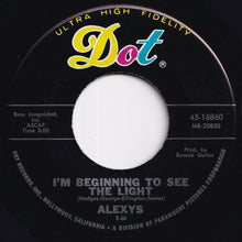 画像をギャラリービューアに読み込む, Alexys - I'm Beginning To See The Light / A Cold And Lonely Room (7 inch Record / Used)
