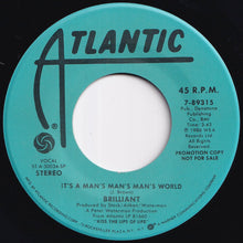 画像をギャラリービューアに読み込む, Brilliant - It's A Man's Man's Man's World / It's A Man's Man's Man's World (7 inch Record / Used)
