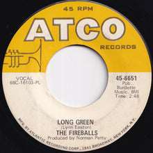 画像をギャラリービューアに読み込む, Fireballs - Long Green / Light In The Window (7 inch Record / Used)

