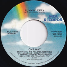 画像をギャラリービューアに読み込む, One Way - You / Runnin' Away (7 inch Record / Used)
