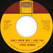 画像をギャラリービューアに読み込む, Stevie Wonder - My Cherie Amour / I Don't Know Why (7 inch Record / Used)
