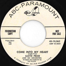 画像をギャラリービューアに読み込む, Lloyd Price And His Orchestra - Wont'cha Come Home / Come Into My Heart (7 inch Record / Used)
