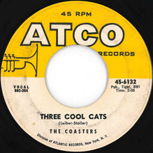 画像をギャラリービューアに読み込む, Coasters - Charlie Brown / Three Cool Cats (7 inch Record / Used)
