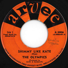 画像をギャラリービューアに読み込む, Olympics - Shimmy Like Kate / Workin' Hard (7 inch Record / Used)
