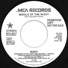 画像をギャラリービューアに読み込む, Body - Middle Of The Night / Middle Of The Night (7 inch Record / Used)
