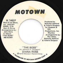 画像をギャラリービューアに読み込む, Diana Ross - The Boss / The Boss (7 inch Record / Used)
