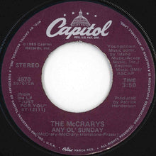 Load image into Gallery viewer, McCrarys - Any Ol' Sunday / The Letdown (7 inch Record / Used)
