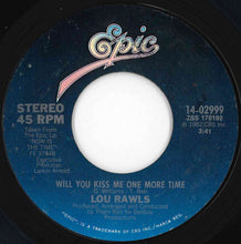 画像をギャラリービューアに読み込む, Lou Rawls - Will You Kiss Me One More Time / Now Is The Time For Love (7 inch Record / Used)
