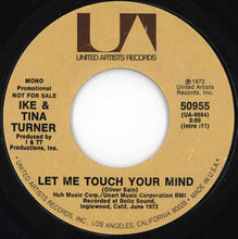 画像をギャラリービューアに読み込む, Ike &amp; Tina Turner - Let Me Touch Your Mind (Stereo) / (Mono) (7 inch Record / Used)
