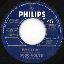 画像をギャラリービューアに読み込む, 5000 Volts - Bye Love / Look Out I'm Coming (7 inch Record / Used)
