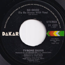 画像をギャラリービューアに読み込む, Tyrone Davis - So Good (To Be Home With You) / I Can't Bump (7 inch Record / Used)
