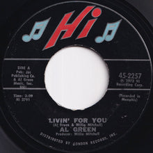 画像をギャラリービューアに読み込む, Al Green - Livin' For You / It Ain't No Fun To Me (7 inch Record / Used)

