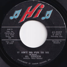 画像をギャラリービューアに読み込む, Al Green - Livin' For You / It Ain't No Fun To Me (7 inch Record / Used)
