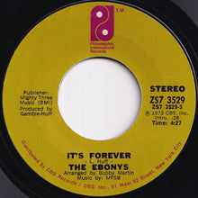 画像をギャラリービューアに読み込む, Ebonys - It's Forever / Sexy Ways (7 inch Record / Used)
