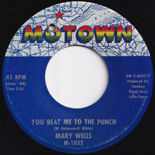 画像をギャラリービューアに読み込む, Mary Wells - You Beat Me To The Punch / Old Love (Let's Try It Again) (7 inch Record / Used)
