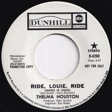 画像をギャラリービューアに読み込む, Thelma Houston - Ride, Louie, Ride (Change In Louise) / Good Earth (7 inch Record / Used)
