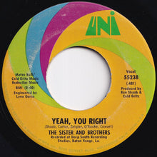 画像をギャラリービューアに読み込む, Sister And Brothers - Yeah, You Right / Dear Ike (Remember I'm John's Girl) (7 inch Record / Used)
