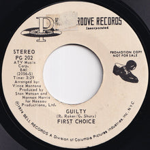 画像をギャラリービューアに読み込む, First Choice - Guilty (Stereo) / (Mono) (7 inch Record / Used)

