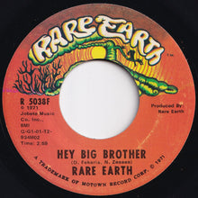 Load image into Gallery viewer, Rare Earth - Hey Big Brother / Under God's Light (7 inch Record / Used)
