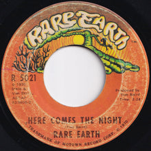 画像をギャラリービューアに読み込む, Rare Earth - Born To Wander / Here Comes The Night (7 inch Record / Used)
