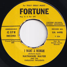 Load image into Gallery viewer, Nathaniel Mayer And The Fabulous Twilights - Village Of Love / I Want A Woman (7 inch Record / Used)
