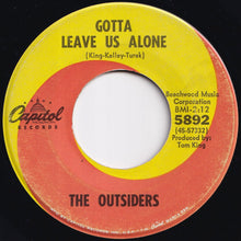 画像をギャラリービューアに読み込む, Outsiders - Gotta Leave Us Alone / I Just Can't See You Anymore (7 inch Record / Used)
