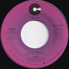 画像をギャラリービューアに読み込む, King - He Say, She Say / (Instrumental)  (7 inch Record / Used)
