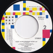画像をギャラリービューアに読み込む, Marz - I Got A Boyfriend Now (Single Version) / (Instrumental) (7 inch Record / Used)
