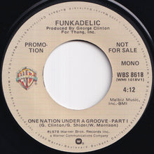画像をギャラリービューアに読み込む, Funkadelic - One Nation Under A Groove - Part I (Stereo) / (Mono) (7 inch Record / Used)
