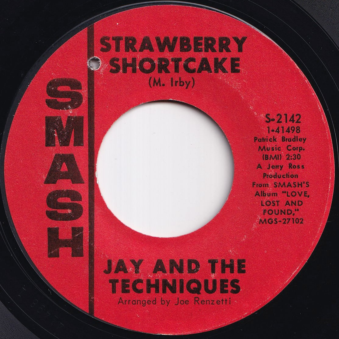 Jay And The Techniques - Strawberry Shortcake / Still (In Love