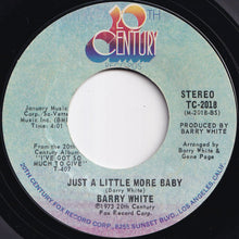 Load image into Gallery viewer, Barry White - I'm Gonna Love You Just A Little More Baby / Just A Little More Baby (7 inch Record / Used)
