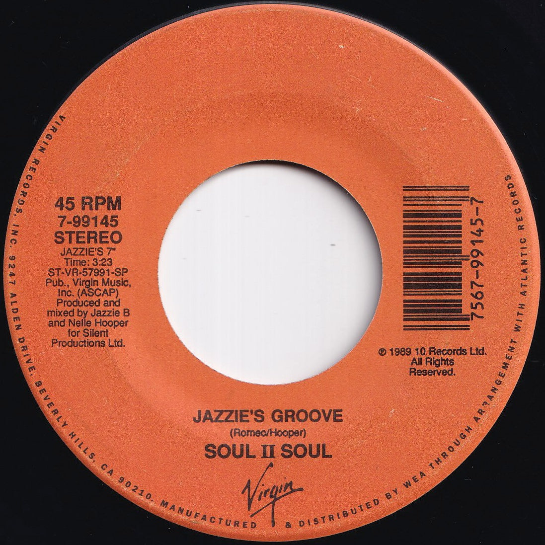 Soul II Soul - Jazzie's Groove (Jazzie's 7