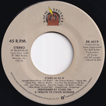 画像をギャラリービューアに読み込む, Stars On - A Tribute To Stevie Wonder / Stars On 45 Get Ready III (7 inch Record / Used)
